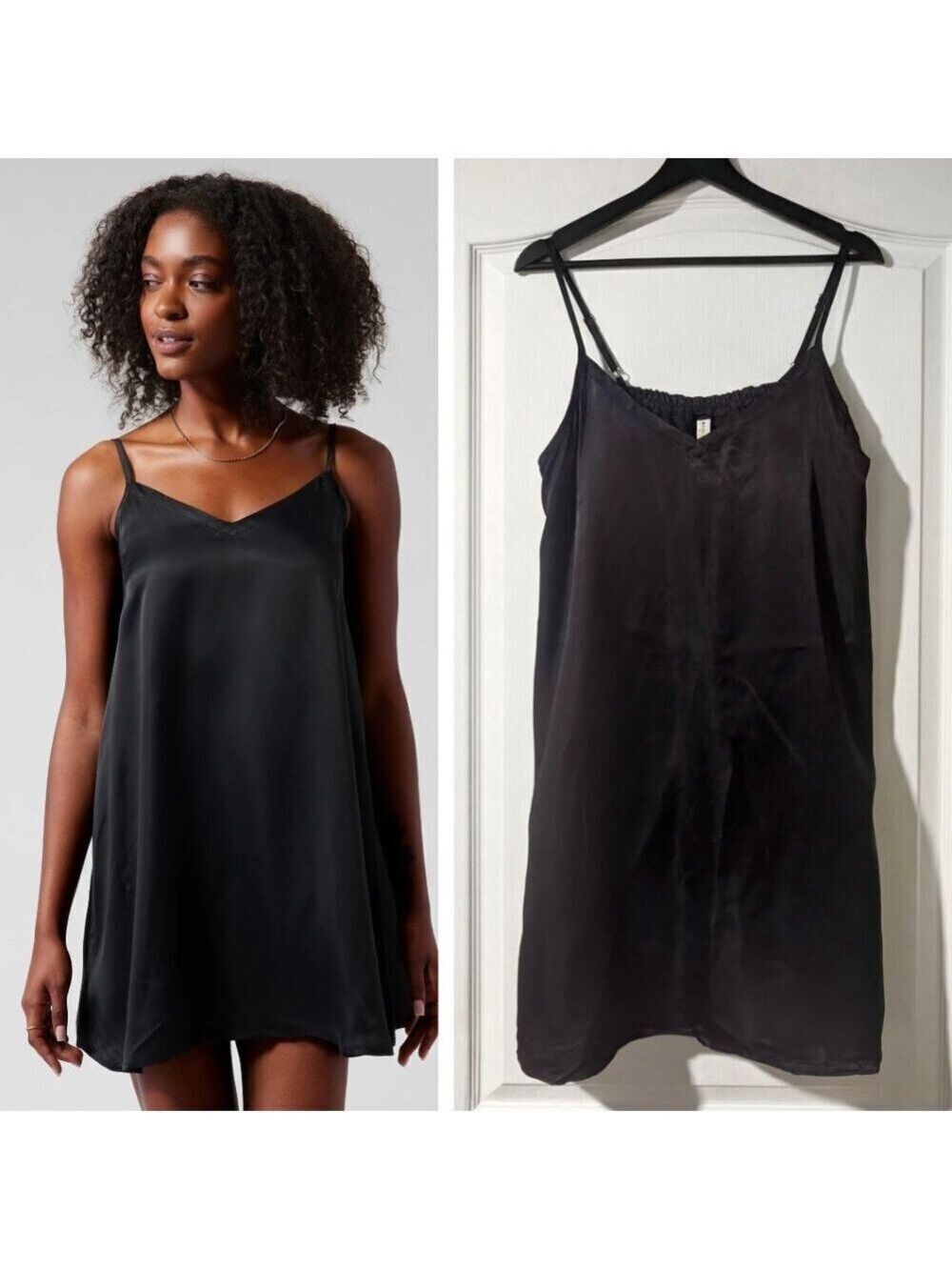 Athleta | Calm Cool Slip Dress In Black